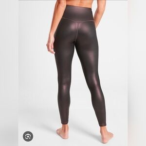 Athleta Elation Ultra High Rise Shimmer Tight Size M